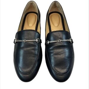 Black leather Rachel Zoe flats Sz 8.5 M